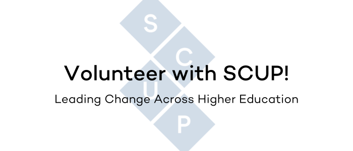 Volunteer with SCUP!